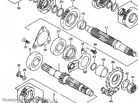 Suzuki TL1000S 2000 (Y) parts lists and schematics