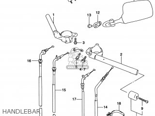 HANDLEBAR - TL1000S 2000 (Y) USA (E03)