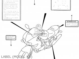 LABEL (MODEL K1) - TL1000S 2000 (Y) USA (E03)