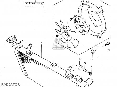 RADIATOR - TL1000S 2000 (Y)