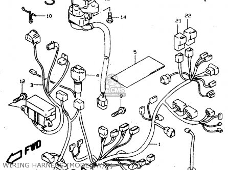 WIRING HARNESS (MODEL W/X) - TL1000S 2000 (Y)
