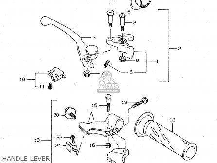 HANDLE LEVER - TL1000S 2000 (Y)
