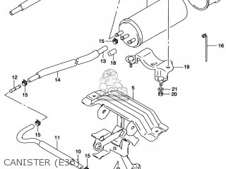 CANISTER (E33) - TL1000S 2001 (K1) USA (E03)