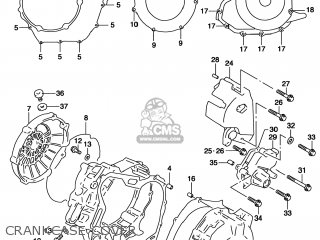 CRANKCASE COVER - TL1000S 2001 (K1) USA (E03)