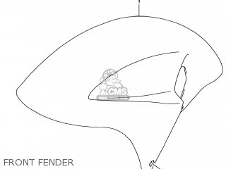 FRONT FENDER - TL1000S 2001 (K1) USA (E03)