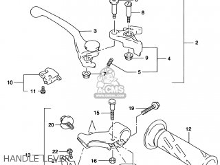 HANDLE LEVER - TL1000S 2001 (K1) USA (E03)
