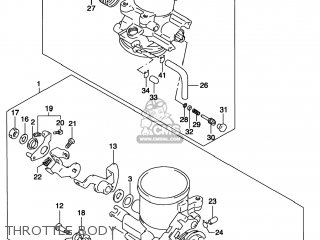 THROTTLE BODY - TL1000S 2001 (K1) USA (E03)