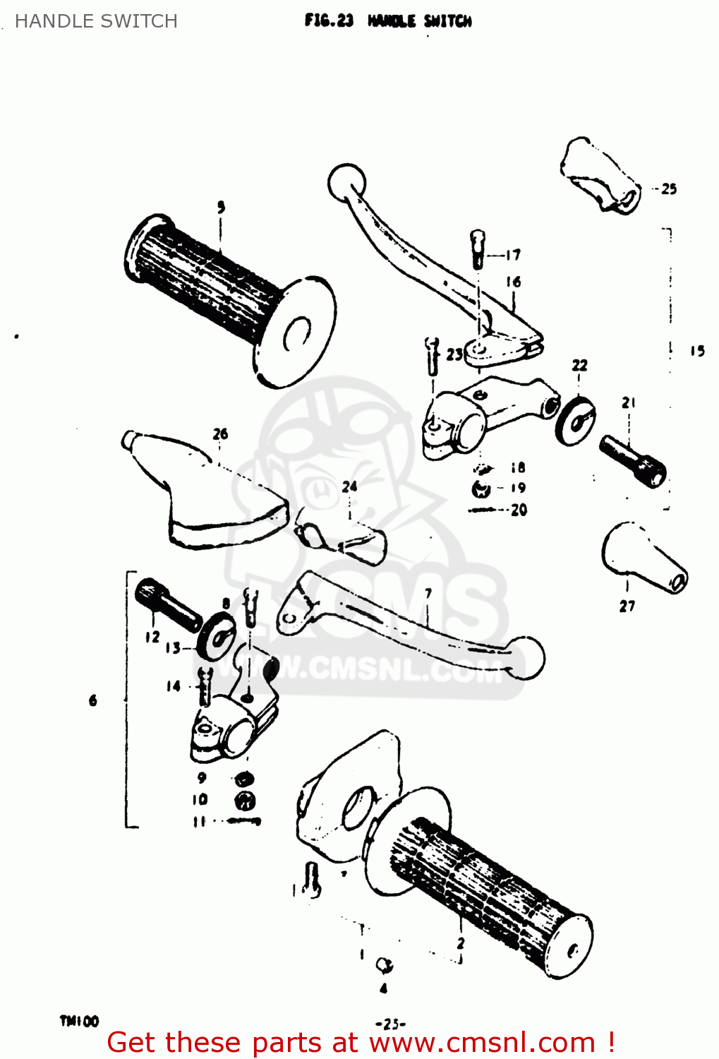 HANDLE SWITCH TM100 1974 (L) USA (E03)