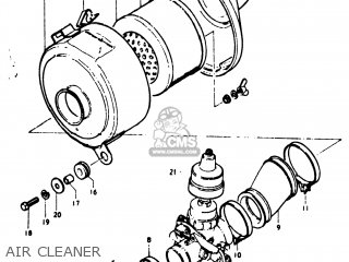 AIR CLEANER - TM100 1974 (L) USA (E03)