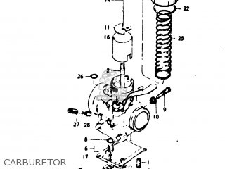 CARBURETOR - TM100 1974 (L) USA (E03)