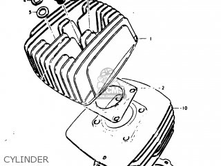 CYLINDER - TM100 1974 (L) USA (E03)