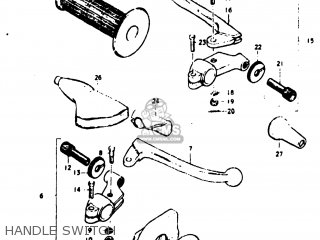 HANDLE SWITCH - TM100 1974 (L) USA (E03)
