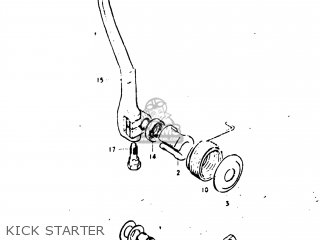 KICK STARTER - TM100 1974 (L) USA (E03)