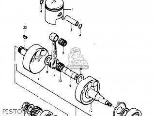 PISTON - - TM100 1974 (L) USA (E03)