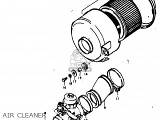 AIR CLEANER - TM125 1973 (K) USA (E03)