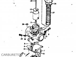 CARBURETOR - TM125 1973 (K) USA (E03)