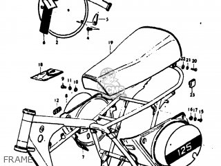 FRAME - TM125 1973 (K) USA (E03)