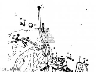 OIL PUMP - TM125 1973 (K) USA (E03)