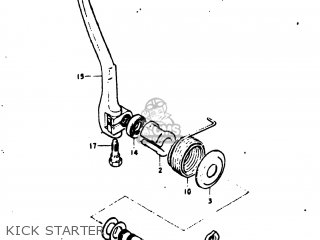KICK STARTER - TM125 1974 (L) USA (E03)
