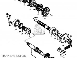 TRANSMISSION - TM125 1975 (M) USA (E03)