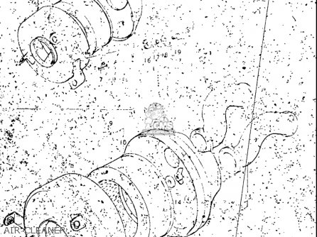 AIR CLEANER - TM250 1972 1973 1974 1975 (J) (K) (L) (M) USA (E03)