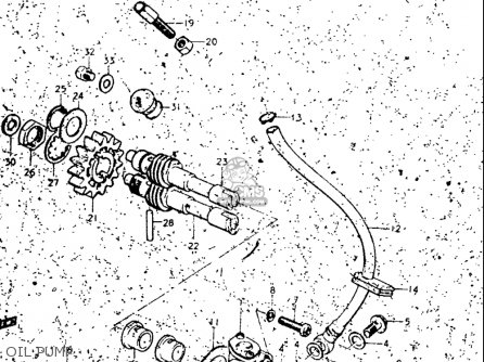 OIL PUMP - TM250 1972 1973 1974 1975 (J) (K) (L) (M) USA (E03)