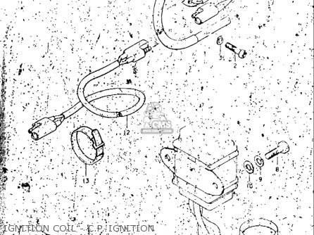IGNITION COIL - C.P. IGNITION - TM250 1972 1973 1974 1975 (J) (K) (L) (M) USA (E03)
