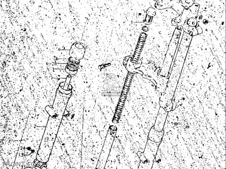 FRONT FORK - TM250 1972 1973 1974 1975 (J) (K) (L) (M) USA (E03)