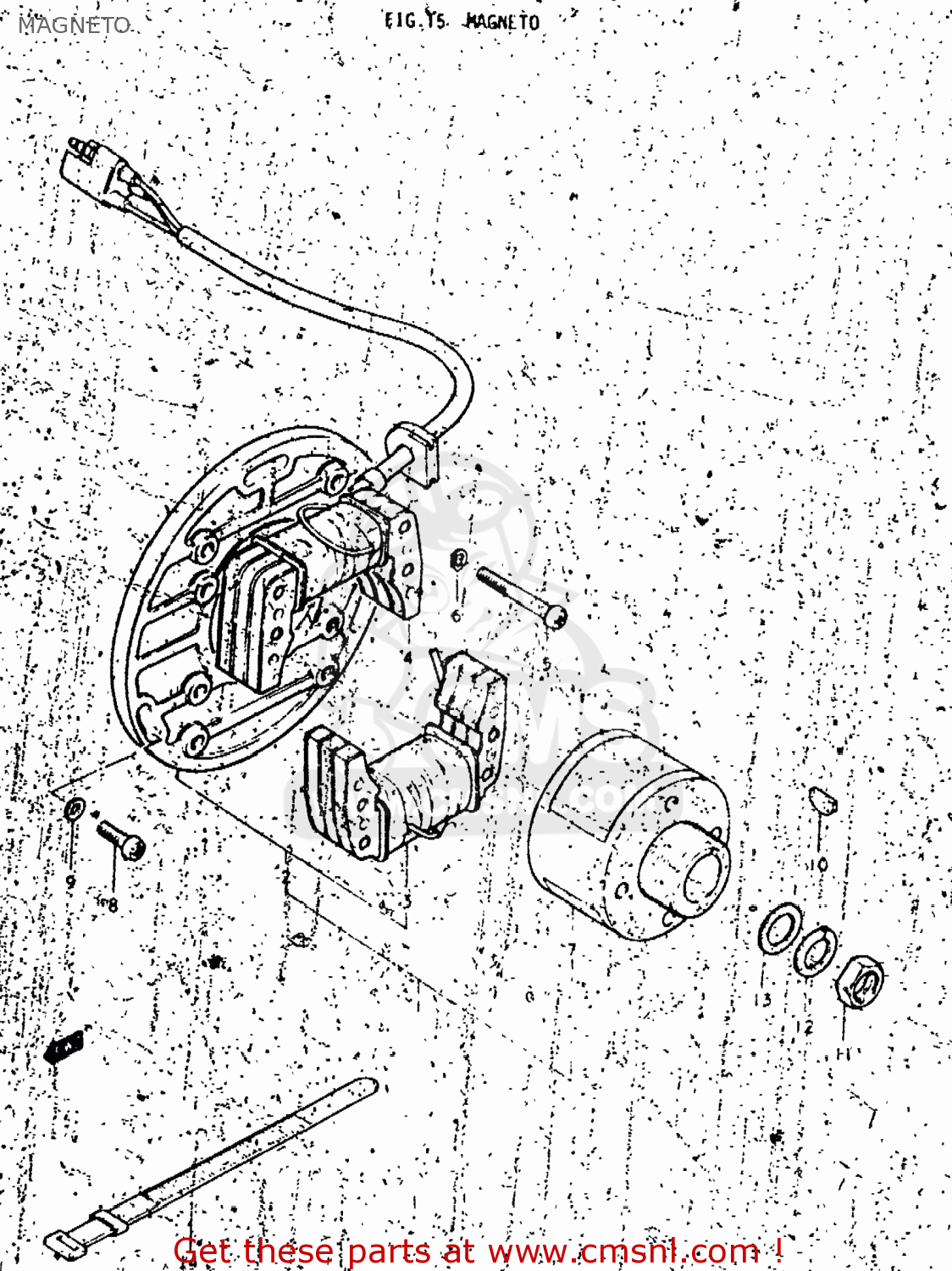 MAGNETO TM250 1973 (K) USA (E03)