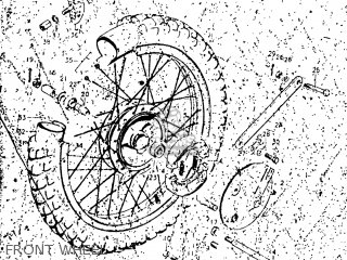 FRONT WHEEL - TM250 1974 (L) USA (E03)