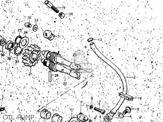 OIL PUMP - TM250 1974 (L) USA (E03)