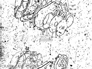 CRANKCASE COVER - TM250 1975 (M) USA (E03)