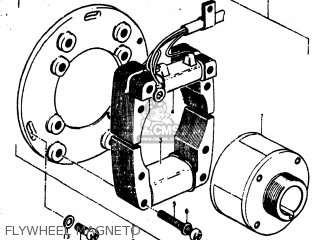 FLYWHEEL MAGNETO - TM400 1975 (M) USA (E03)