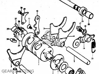 GEAR SHIFTING - TM400 1975 (M) USA (E03)
