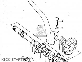 KICK STARTER - TM400 1975 (M) USA (E03)