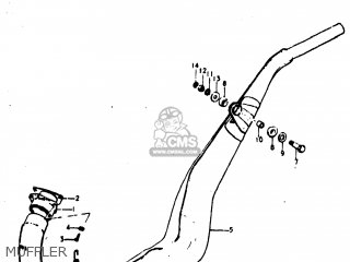 MUFFLER - TM400 1975 (M) USA (E03)