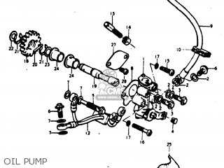 OIL PUMP - TM400 1975 (M) USA (E03)