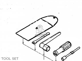 TOOL SET - TM400 1975 (M) USA (E03)