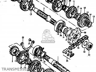 TRANSMISSION - TM400 1975 (M) USA (E03)