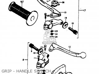 GRIP - HANDLE SWITCH - TM75 1975 (M) USA (E03)
