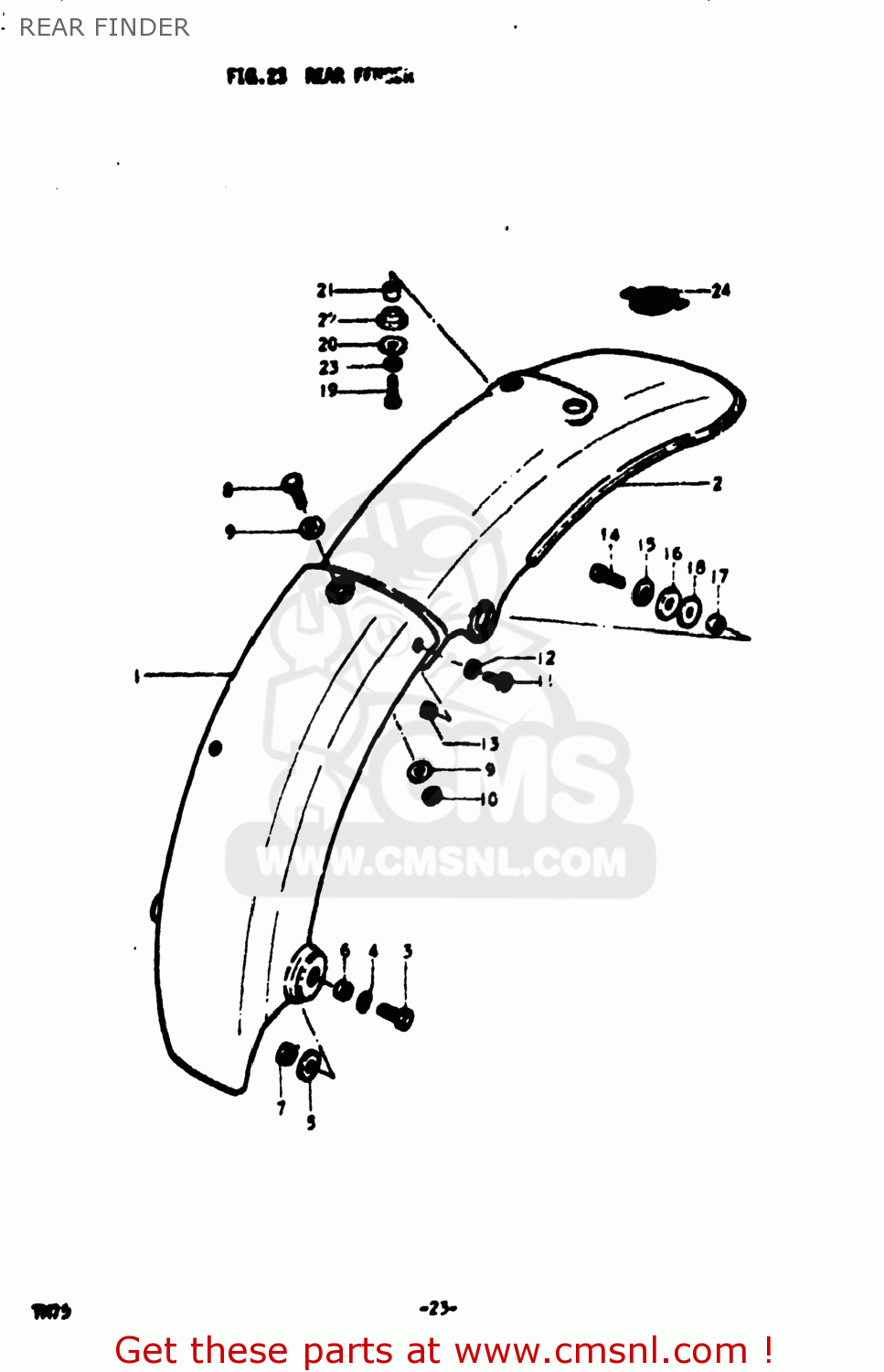 REAR FINDER TM75 1976 (A) USA (E03)
