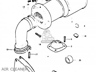 AIR CLEANER - TM75 1976 (A) USA (E03)
