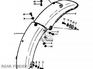 REAR FINDER - TM75 1976 (A) USA (E03)
