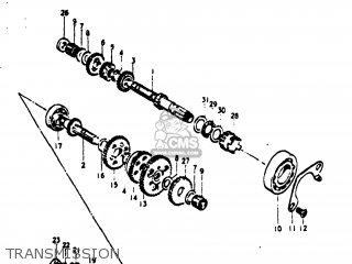 TRANSMISSION - TM75 1976 (A) USA (E03)
