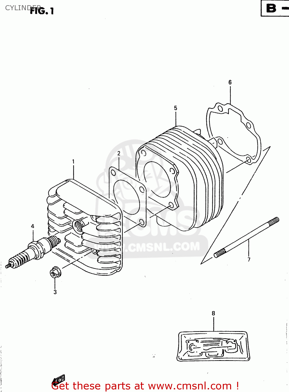 CYLINDER TR50S 1998 (W) (E02 E04 E22 E26 E34 E53)