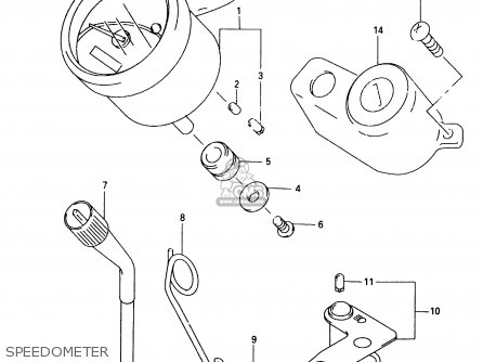 SPEEDOMETER - TR50S 1998 (W) (E02 E04 E22 E26 E34 E53)