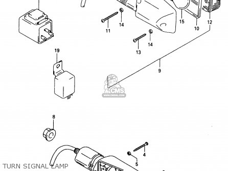 TURN SIGNAL LAMP - TR50S 1998 (W) (E02 E04 E22 E26 E34 E53)
