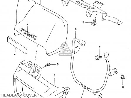 HEADLAMP COVER - TR50S 1998 (W) (E02 E04 E22 E26 E34 E53)