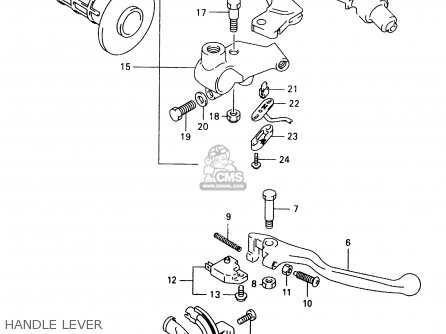HANDLE LEVER - TR50S 1998 (W) (E02 E04 E22 E26 E34 E53)
