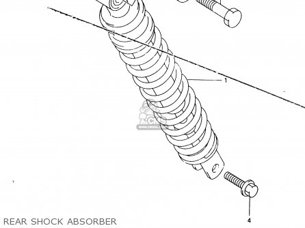 REAR SHOCK ABSORBER - TR50S 1998 (W) (E02 E04 E22 E26 E34 E53)
